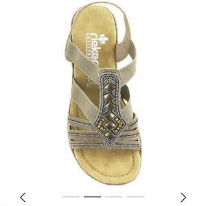 Rieker 69713-64 Beige Kiesel Size 8.5